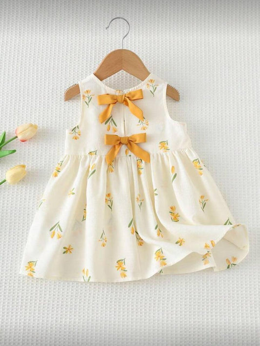 Floral Yellow Dress