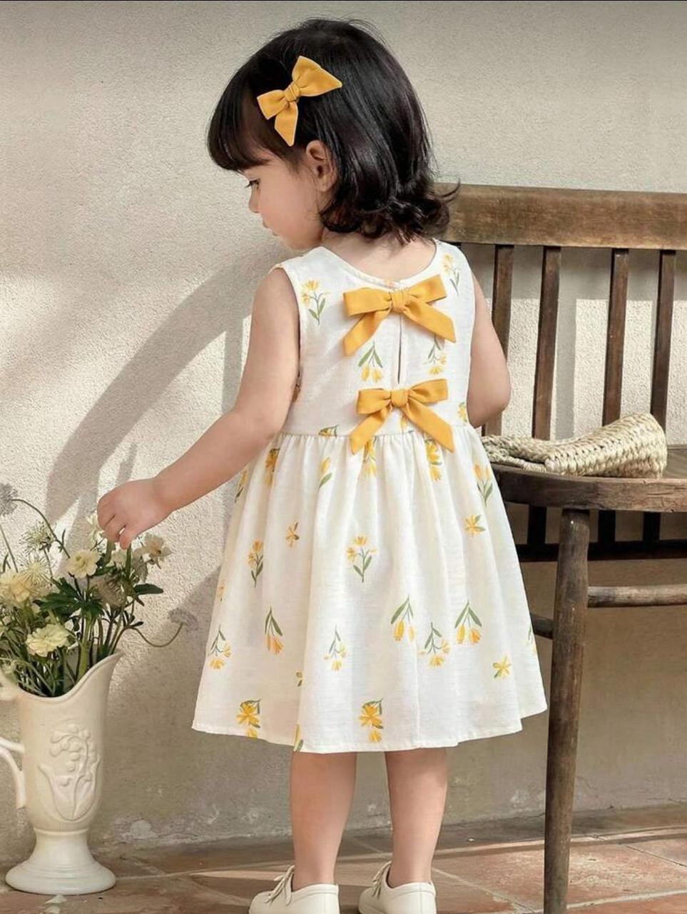 Floral Yellow Dress